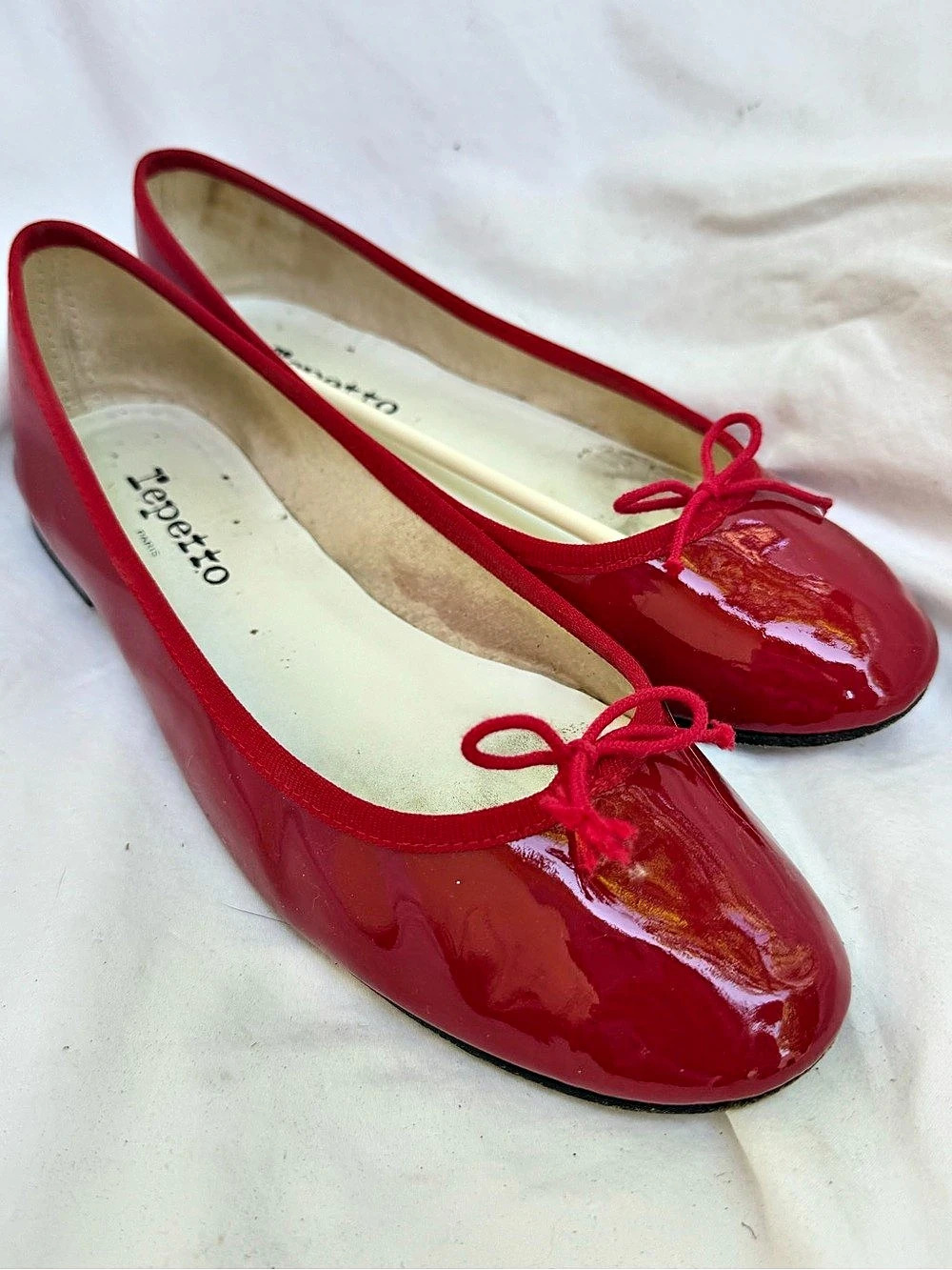 Repetto Cendrillon Ballet Flats Cendrillon Patent Ballet Flats in Red